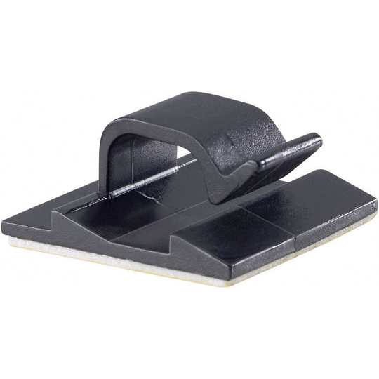 PB Fastener 5433-SW 5433-SW Kontakthållare självhäftande Svart 1 st