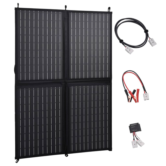 vidaXL Vikbar solpanel 100 W 12 V