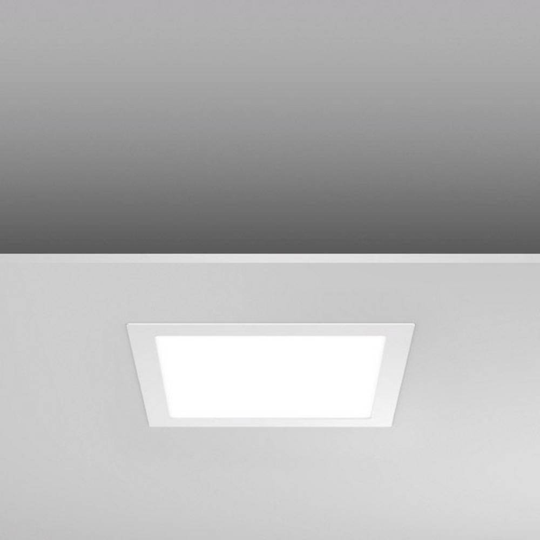 LED-panel infälld LED EEK: A (A++ - E) RZB Toledo Flat LED/24W-3000K 30 901488.002 Vit