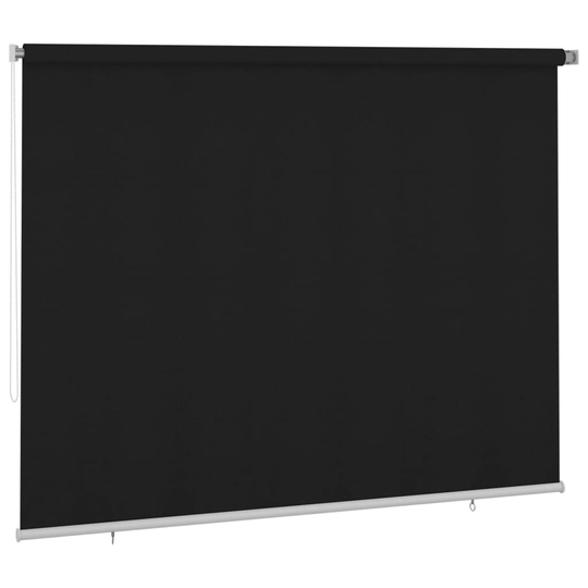 vidaXL Rullgardin utomhus 300x230 cm svart