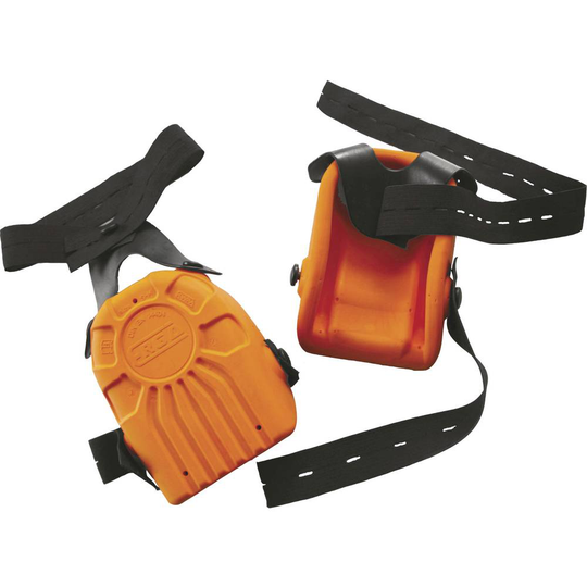 PU-skumknäskydd DIN EN 14404 Effektnivå: 2 L+D Upixx 2484 Orange 1 par
