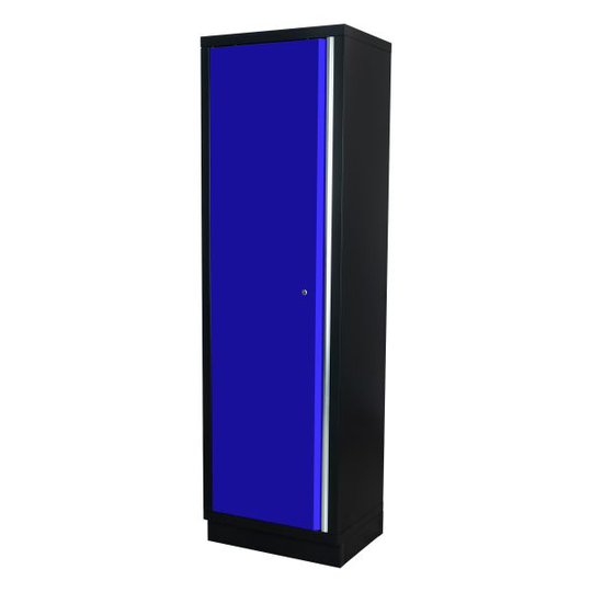 PELA 519760 Högskåp 600x458x2000 mm, blå/svart