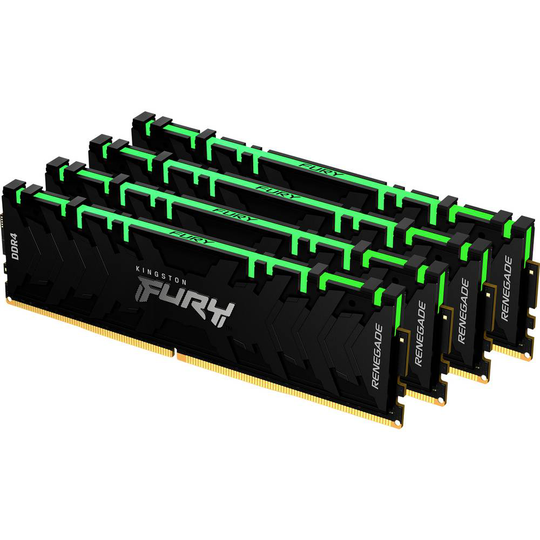 Kingston KF436C16RBAK4/32 Internminne Desktop Kit FURY Renegade RGB 32 GB 4 x 8 GB DDR4 3600 MHz CL16