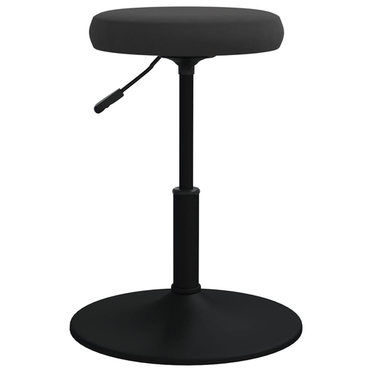 vidaXL Massagepall sammet svart