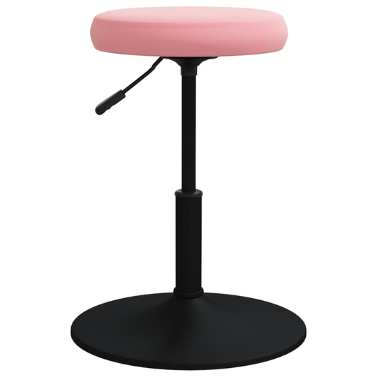 vidaXL Massagepall rosa sammet