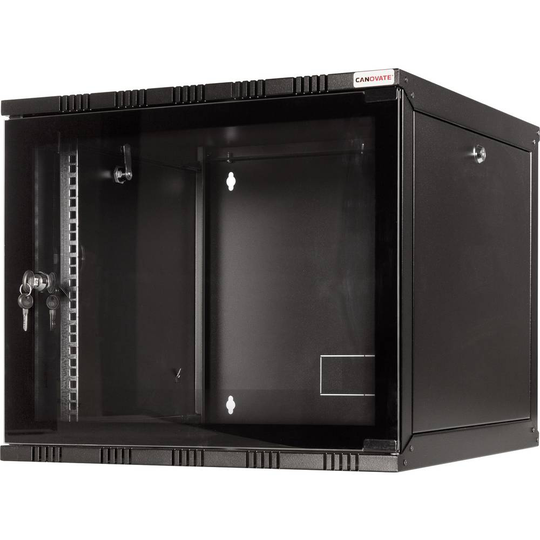LogiLink 19 WALLMOUNT SOHO BOX 12U 540*400, BLACK, FLATPACK 19 väggskåp (B x H x D) 540 x 589 x 400 mm 12 U Svart (RAL 9005)