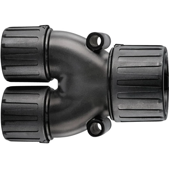 HellermannTyton 166-25801 HG16-Y13 Y-fördelare Svart 16 mm, 13 mm, 13 mm 1 st