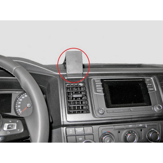 Brodit ProClip VW Caravelle/T6 Transporter/Pickup (Bj. 16-20) Mobilhållare för bil