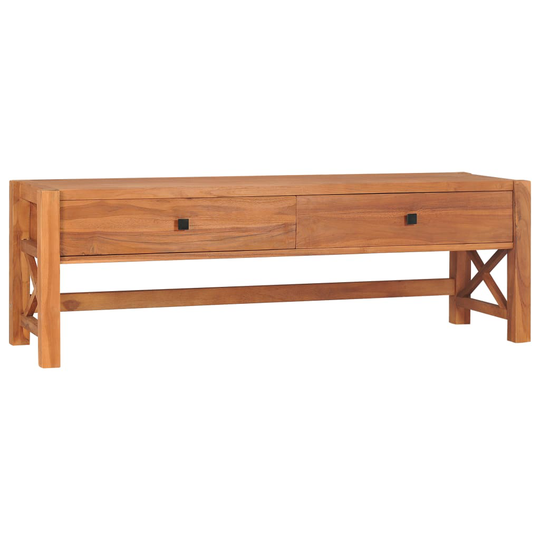 vidaXL Tv-bänk 140x40x45 cm återvunnen teak