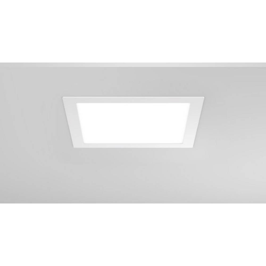 LED-panel infälld LED EEK: beroende av ljuskälla RZB Toledo Flat LED/24W-4000K 30 901488.002.1 Vit