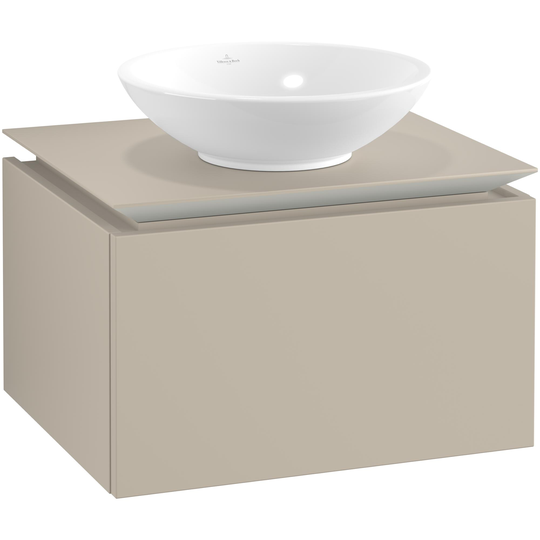 Tvättställsskåp Villeroy & Boch Legato Kompakt 600 med 1 Låda för Ytmonterat Tvättställ