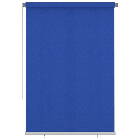 vidaXL Rullgardin utomhus 160x230 cm blå HDPE
