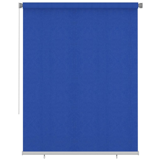 vidaXL Rullgardin utomhus 180x230 cm blå HDPE