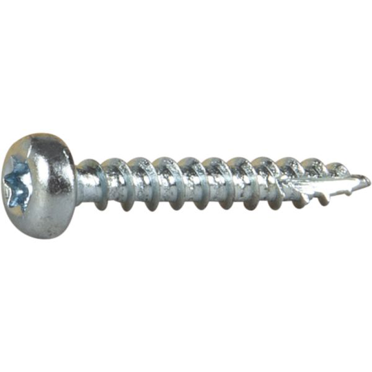 ESSVE 127107 Träskruv 3 mm Ø, TX10, helgängad, FZB, 200-pack 20 mm