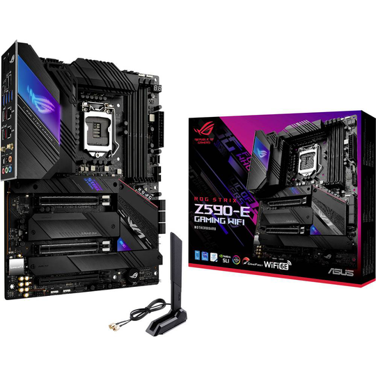 Asus ROG STRIX Z590-E GAMING WIFI Moderkort Sockel Intel® 1200 Formfaktor ATX Moderkort-chipset Intel® Z590