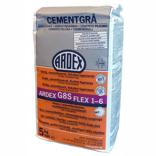 KAKELFOG G8S CEMENTGRÅ 5KG | Beijerbygg Byggmaterial