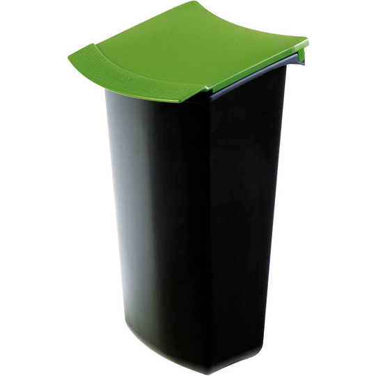 HAN Avfallinsats MONDO 1843-05 3 l Plast, Polypropylen Svart / Grön 1 st