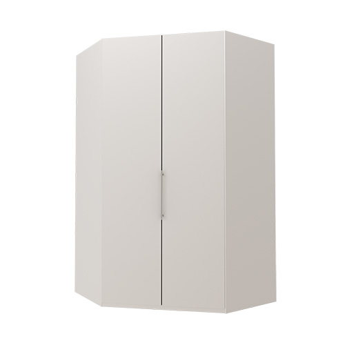 Walk-in Atlanta garderob 216 cm, Vit, Vit