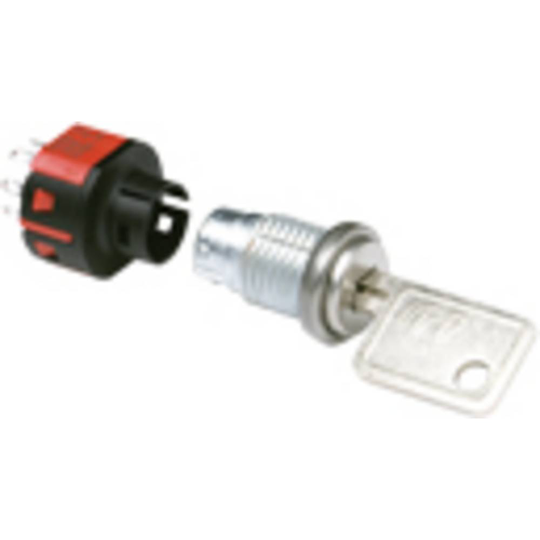 C & K Switches YF011U2C203NQ Nyckelbrytare 125 V 4 A 1x På/På 2 x 90 ° 1 st