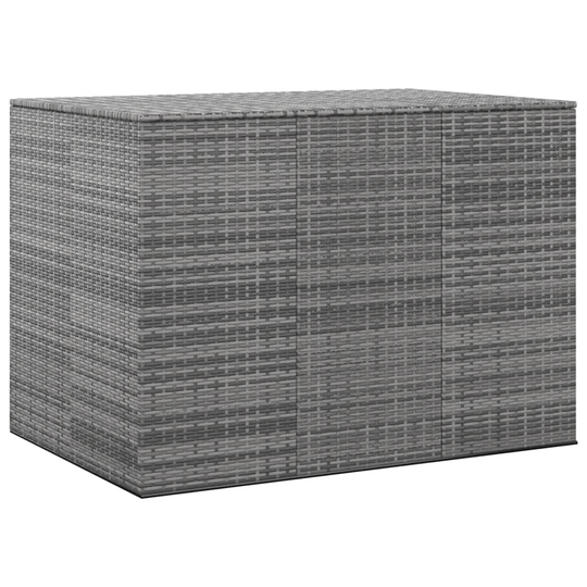 vidaXL Dynbox PE-rotting 145x100x103 cm grå