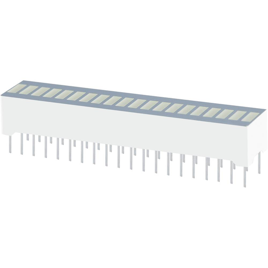 Kingbright DC-20/20SYKWA LED stapelgraf Gul (B x H x D) 50.7 x 10.16 x 8 mm