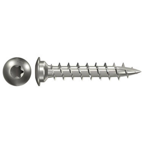 Fischer 660702 Pelarskruv 7 mm 40 mm Sexkkant Rostfritt stål 50 st
