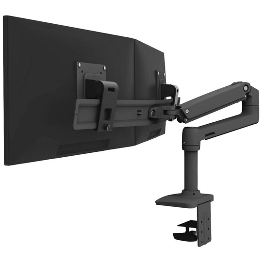 Ergotron 45-489-224 2x Monitor bordsfäste 38,1 cm (15) - 63,5 cm (25) Vridbar, Justerbar i höjd, Tiltbar, Svängbar