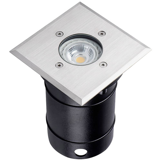 Markbelysning Par 16, GU10 LED Kanlux BERG DL-10L 7173 Rostfritt stål