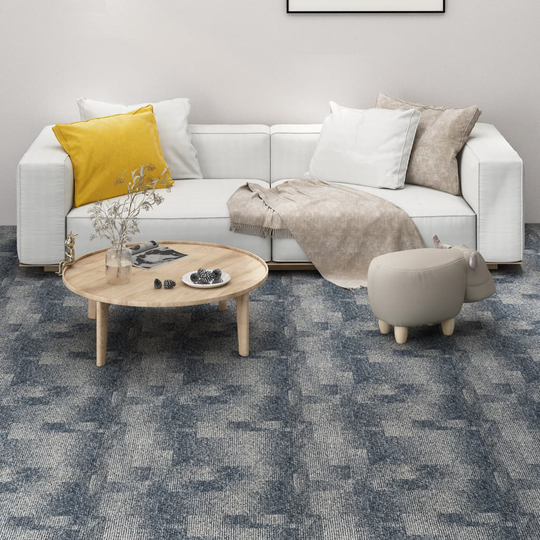 vidaXL Textilplattor 20 st 5 m² mörkblå