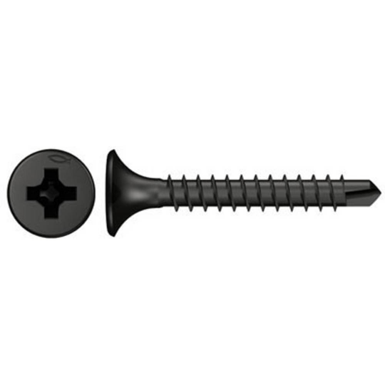 Fischer 665077 Gipsskruv 55 mm Stjärnskruvmejsel Philips härdad, fosfaterad 500 st