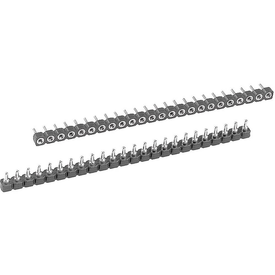 W & P Products 186-02-1-50-00 186-02-1-50-00 Ic-hylsdon Rastermått: 2.54 mm Antal poler: 2 1 st