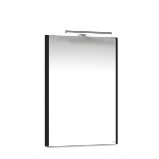 Macro Herat Spegel 500 - 50 cm Svart Spegel Belysningsram LED