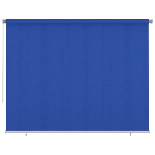 vidaXL Rullgardin utomhus 300x230 cm blå HDPE