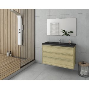 Möbelpaket Instinct 100 - Natural Oak med spegel