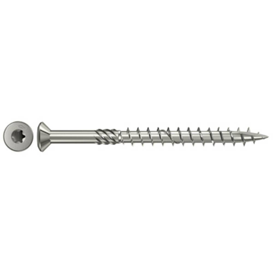Fischer 660610 Skruv terrass 5 mm 70 mm Sexkkant Rostfritt stål 100 st