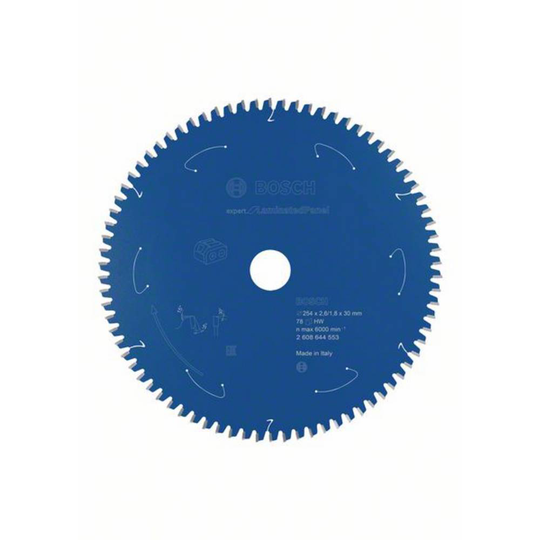 Bosch Accessories Bosch 2608644553 Cirkelsågblad 254 x 30 mm Antal tänder (per tum): 78 1 st
