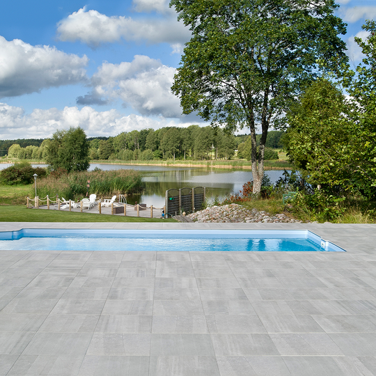 Klinker Bricmate Z66 Limestone Light Grey 2cm 60x60 cm