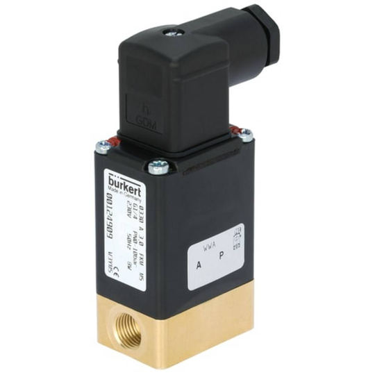 Bürkert Direktstyrd ventil 88468 0124 110 V/AC G 1/4 hylsa Nominell bredd 5 mm Kapslingsmaterial Polypropylen Tätningsmaterial EPDM 1 st
