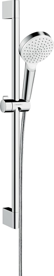 Hansgrohe Duschset Crometta 1jet EcoSmart 9 l/min - Krom / Vit