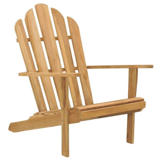 vidaXL Däckstol massiv teak