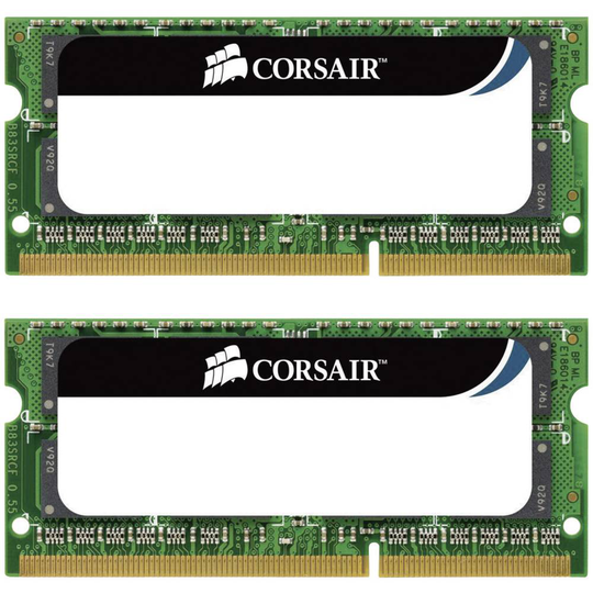 Corsair CMSO8GX3M2A1333C9 Internminne Laptop Kit ValueSelect 8 GB 2 x 4 GB DDR3 1333 MHz CL9 9-9-24