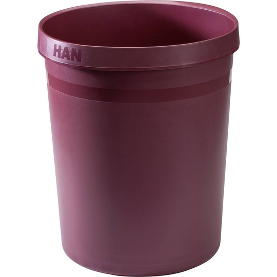 HAN Papperskorg GRIP KARMA 18198-17 18 l (Ø x H) 312 mm x 350 mm Plast att återvinna Ekoröd 1 st