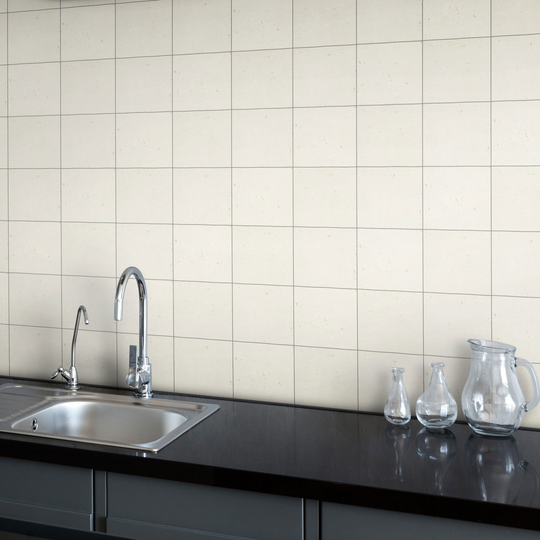 Klinker Arredo Travertin White Matt 15x15 cm