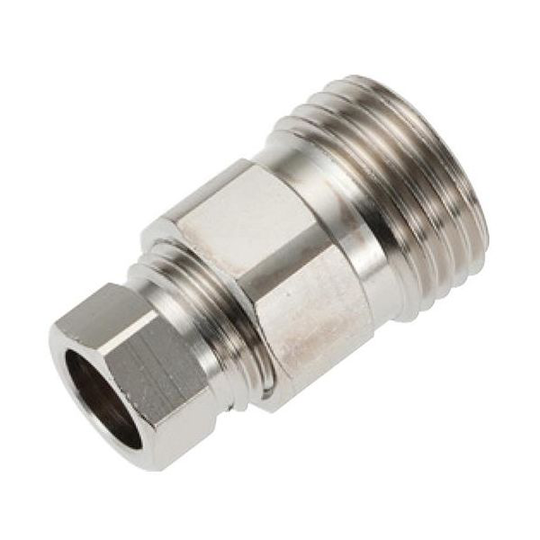Mora 309017AE Anslutningskoppling rak, G15 x 10 mm