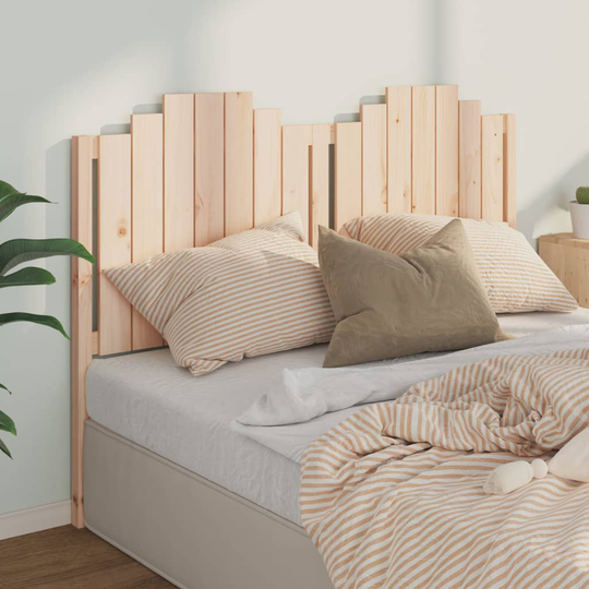 vidaXL Sänggavel 156x4x110 cm massiv furu
