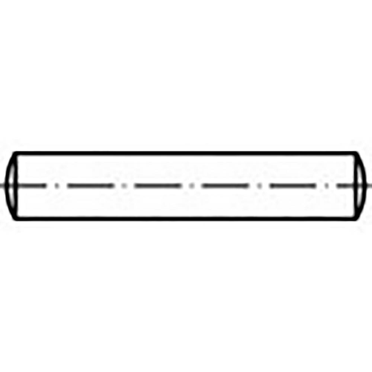 TOOLCRAFT TO-6852411 Cylinderstift Stål 25 st