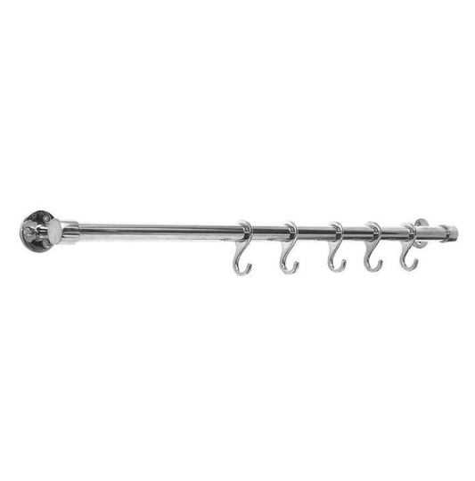 Linfalk Relingsstång komplett m fäst/3 krok, 1195mm i rostfritt 6KRS500G1195K304