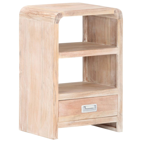 vidaXL Sängbord 40x30x60 cm massivt akaciaträ