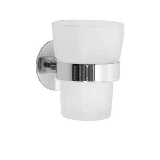 Tandborstglas Smedbo Time YK343 Krom/Frostat Glas