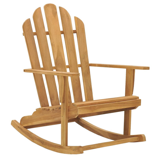 vidaXL Däckstol massiv teak